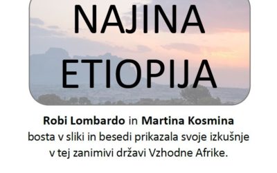 Potopisno predavanje – Najina Etiopija